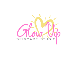 Glow Up Skincare Studio  logo design by Akli