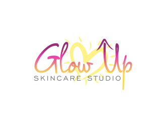 Glow Up Skincare Studio  logo design by Akli