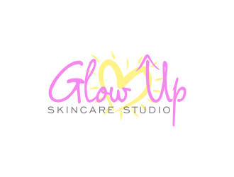 Glow Up Skincare Studio  logo design by Akli