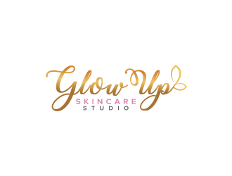 Glow Up Skincare Studio  logo design by tehboxcar