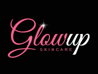 Glow Up Skincare Studio  logo design by shravya