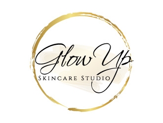 Glow Up Skincare Studio  logo design by Boomstudioz