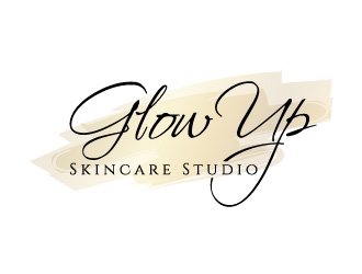 Glow Up Skincare Studio  logo design by Boomstudioz