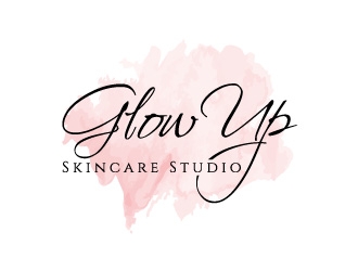 Glow Up Skincare Studio  logo design by Boomstudioz