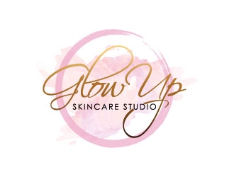 Glow Up Skincare Studio  logo design by J0s3Ph