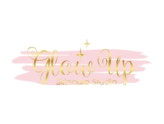 Glow Up Skincare Studio  logo design by cikiyunn