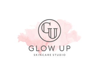 Glow Up Skincare Studio  logo design by sokha