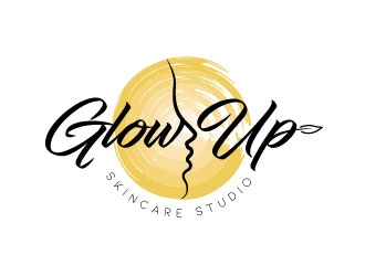 Glow Up Skincare Studio  logo design by Suvendu