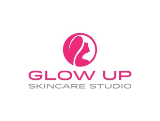 Glow Up Skincare Studio  logo design by emyjeckson