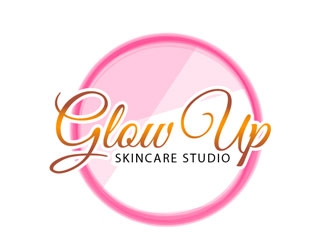 Glow Up Skincare Studio  logo design by LogoInvent