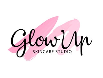 Glow Up Skincare Studio  logo design by LogoInvent