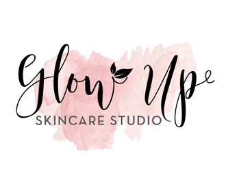 Glow Up Skincare Studio  logo design by gogo