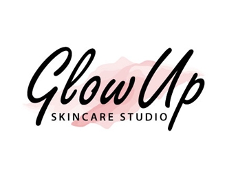 Glow Up Skincare Studio  logo design by gogo