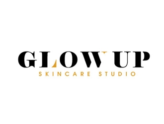 Glow Up Skincare Studio  logo design by gogo