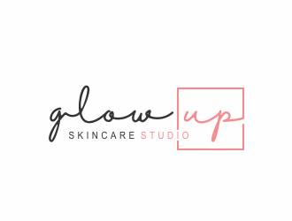 Glow Up Skincare Studio  logo design by Louseven