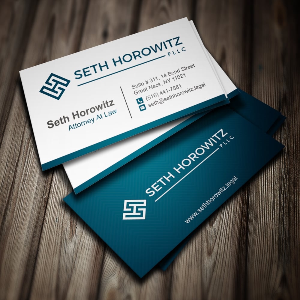 Seth Horowitz, PLLC logo design by Kindo