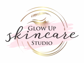 Glow Up Skincare Studio logo design - 48hourslogo.com