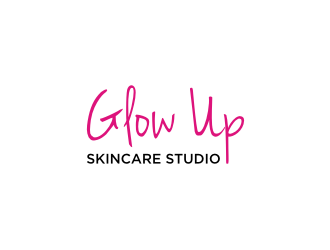 Glow Up Skincare Studio  logo design by rief