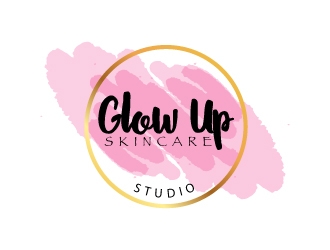 Glow Up Skincare Studio  logo design by mawanmalvin