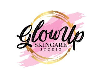 Glow Up Skincare Studio  logo design by mawanmalvin