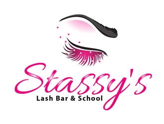 Stassys Lash Bar logo design by LogoInvent