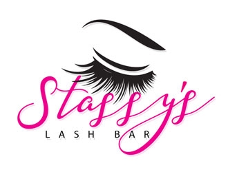 Stassys Lash Bar logo design by LogoInvent