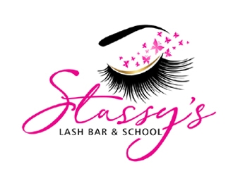 Stassys Lash Bar logo design by ingepro