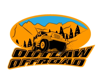 Outlaw Offroad logo design - 48hourslogo.com