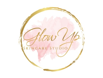 Glow Up Skincare Studio  logo design by Boomstudioz