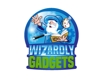 Wizardly Gadgets logo design by reight