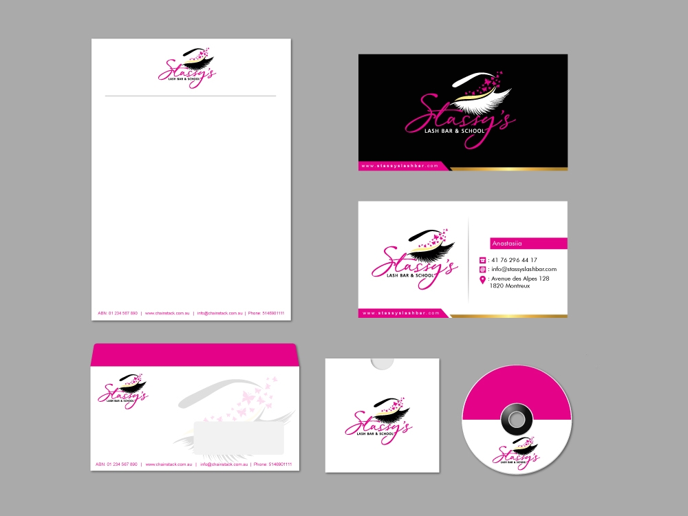 Stassys Lash Bar logo design by shravya