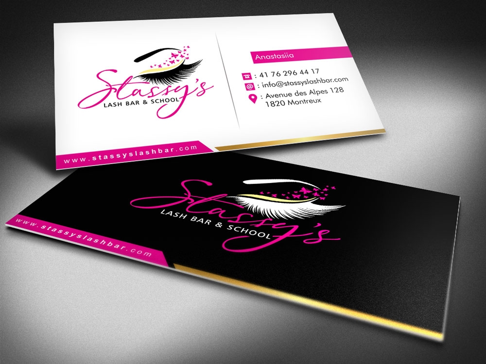 Stassys Lash Bar logo design by shravya