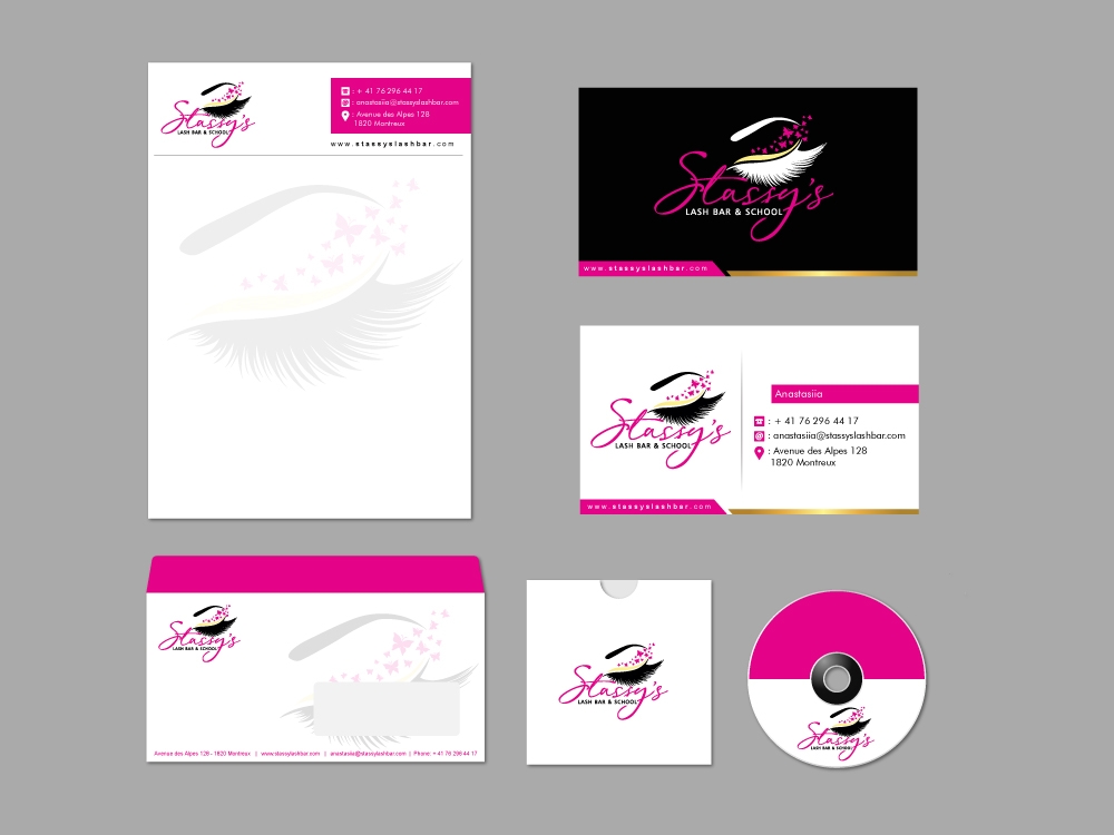 Stassys Lash Bar logo design by shravya