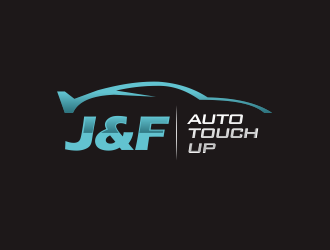 J & F auto touch up logo design by YONK