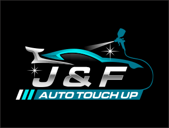 J & F auto touch up logo design by ingepro