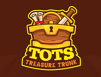 Tots treasure trunk logo design by Optimus