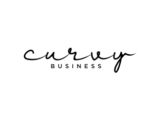 curvy business logo design by nurul_rizkon