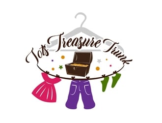 Tots treasure trunk logo design by DreamLogoDesign