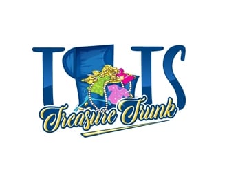 Tots treasure trunk logo design by DreamLogoDesign