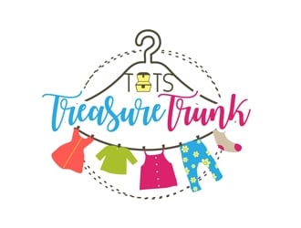 Tots treasure trunk logo design by DreamLogoDesign