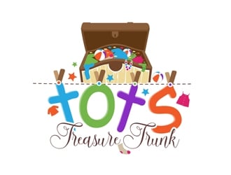 Tots treasure trunk logo design by DreamLogoDesign