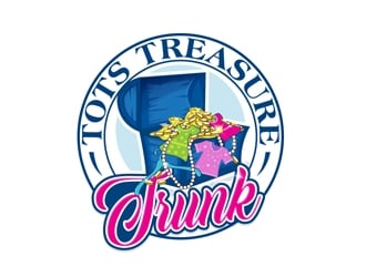 Tots treasure trunk logo design by DreamLogoDesign