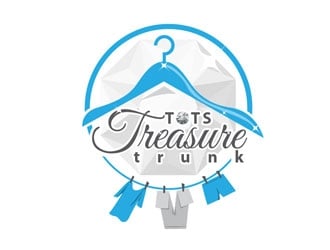 Tots treasure trunk logo design by LogoInvent