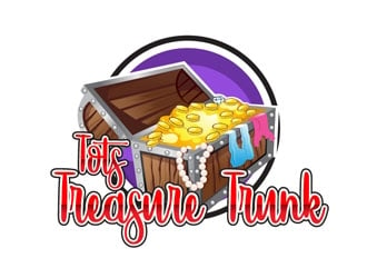 Tots treasure trunk logo design by LogoInvent