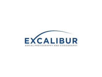 EXCALIBUR  aerial photography and videography  logo design by bricton