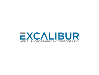 EXCALIBUR  aerial photography and videography  logo design by rief