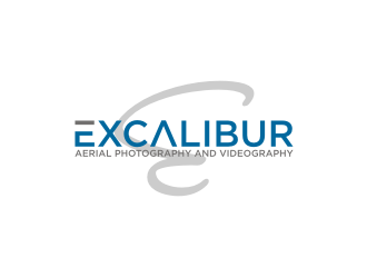 EXCALIBUR  aerial photography and videography  logo design by rief