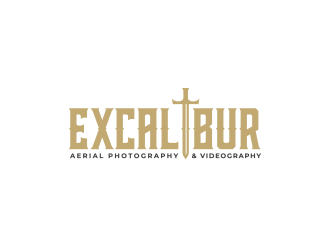 EXCALIBUR  aerial photography and videography  logo design by leors