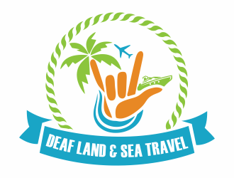 Deaf Land & Sea Travel logo design by hidro