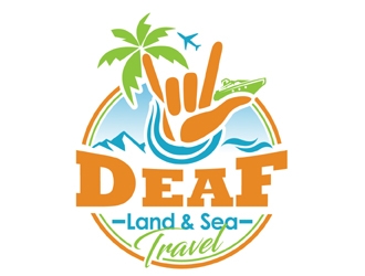 Deaf Land & Sea Travel logo design by MAXR